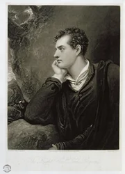 George Gordon, 6th Lord Byron, engraved by Charles Turner, 1815